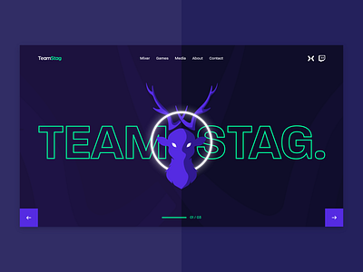 Esports Team Landing Page