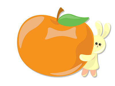 Rabbit and Orange New Year