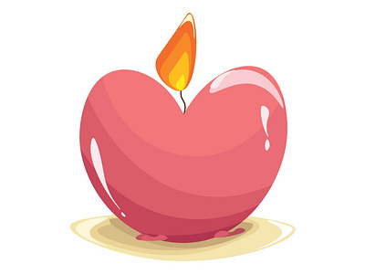 Valentine Love Candle