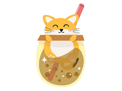 Cute Cat Drink