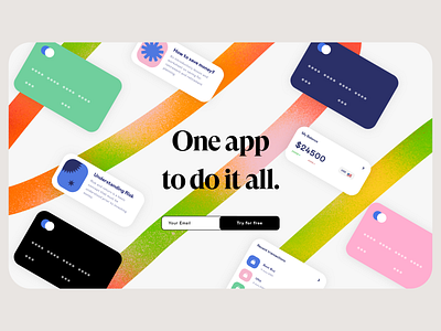 mobile banking / landing page colors dailyui design graphic design graphicdesignui interface landingpage ui user experience ux web web platform webdesign