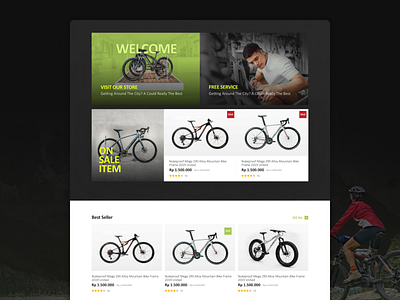 bicycle ecommerce website