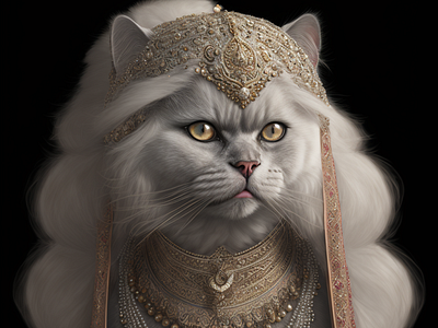 Feline Brides design fantasy graphic design illustration