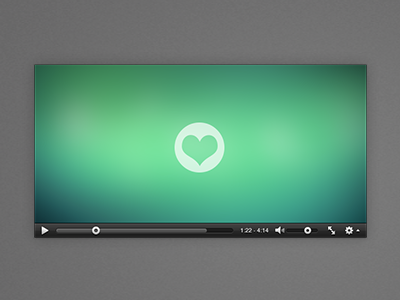 YouTube Video Player • Concept concept minimalistic simple video player youtube