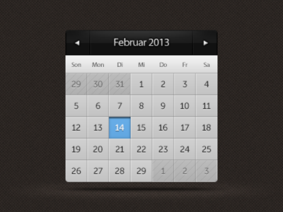 Calendar // Concept app calendar concept minimalistic simple ui