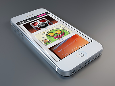 Dribbble App Concept app concept design dribbble ios like minimalistic ui
