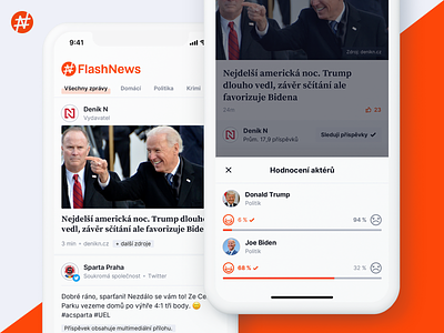 FlashNews - news platform agregator app design flashnews news news app news platform newsfeed ui ui kit user interface ux