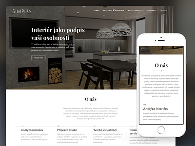 Simplin redesign (homepage) design interior design redesign simplin studio website