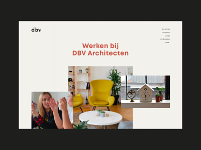 DBV Architecten architect architectural architecture branding design layout minimal public space ui ui ux design ux web web design webdesign website