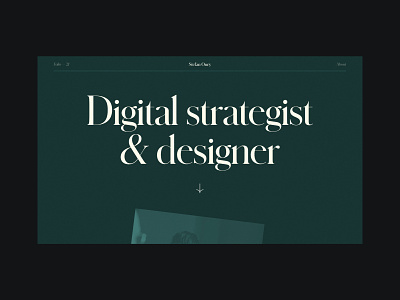 Stefan Oury - Portfolio design layout minimal portfolio typography ui ux web web design webdesign webflow website