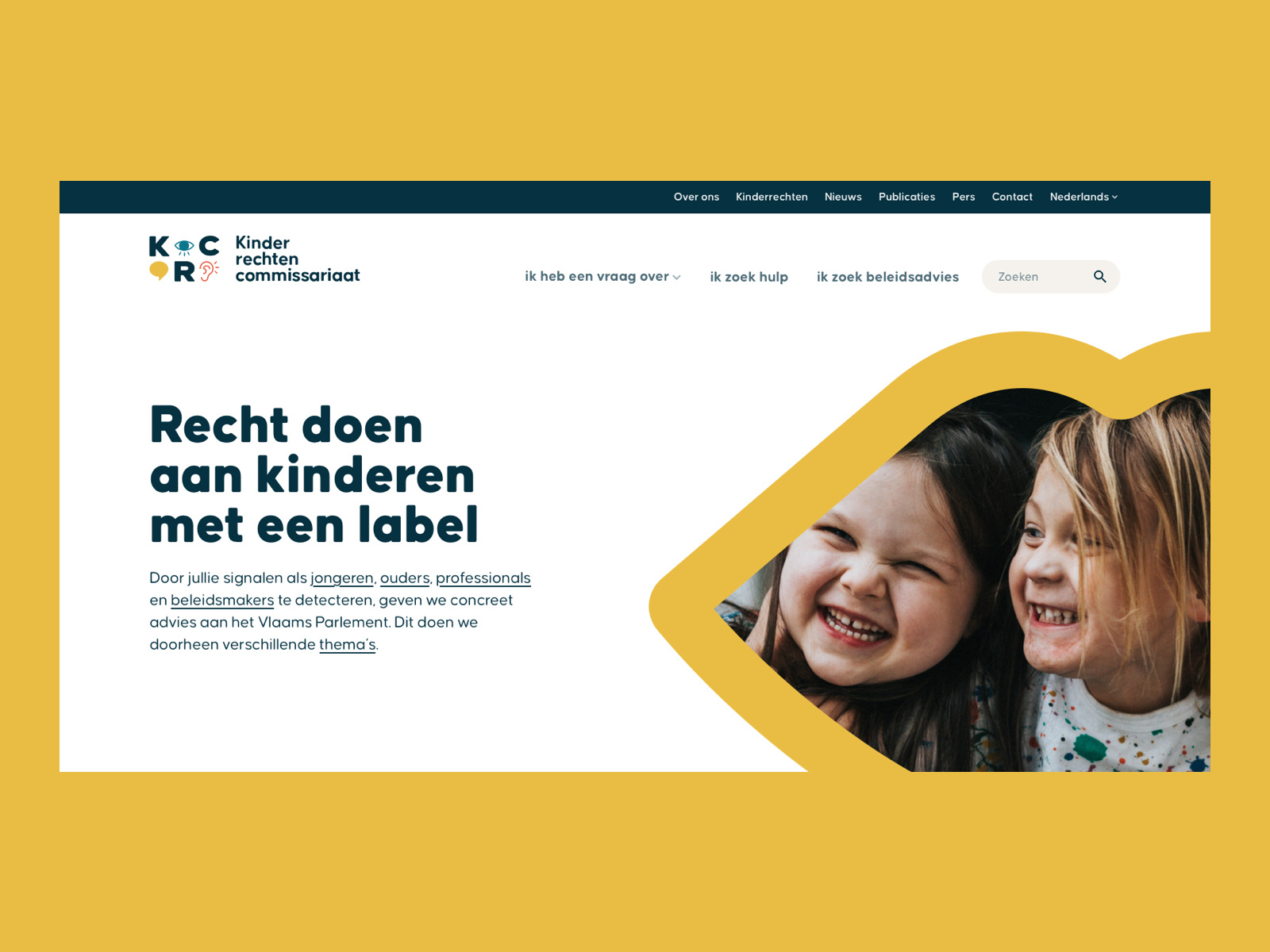 Kinderrechtencommissariaat (KRC) By Stefan Oury On Dribbble