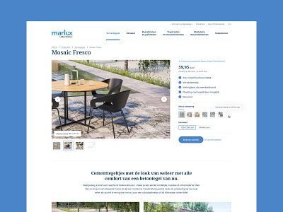 Marlux commerce design layout shop ui ux web webdesign website