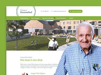 Campus Dommelhof art direction design ui ui ux design ux web web design webdesign website