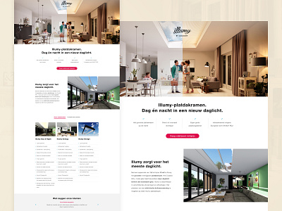 Illumy by Luxlight - Landing Page design layout ui ui ux design ux web web design webdesign website