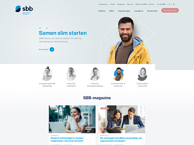 SBB - Accounts & Adviseurs art direction design layout ui ui ux design ux web web design webdesign website