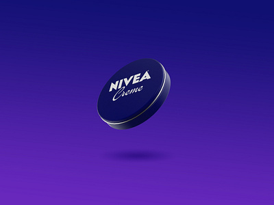 Nivea cream animation app branding design illustration ui vector web