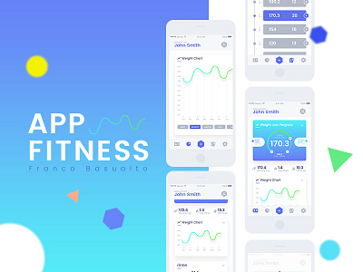 App Fitness app design photoshop skecth uimobile