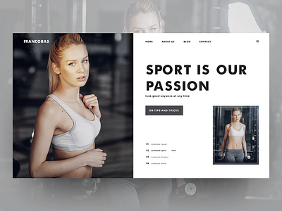 Sport header banner design hero sport uidesign ux design