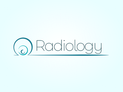 Radyology Logo branding illustration logo vector