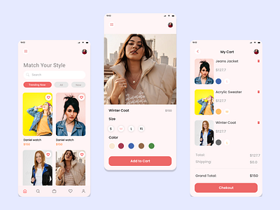 E-commerce Mobile App Design