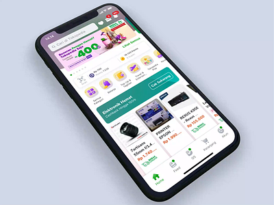 Tokopedia Fashion Flow apps category page discovery e commerce exploration fashion app interaction ios iphone x landing page mobile online shopping shopping app ui ux
