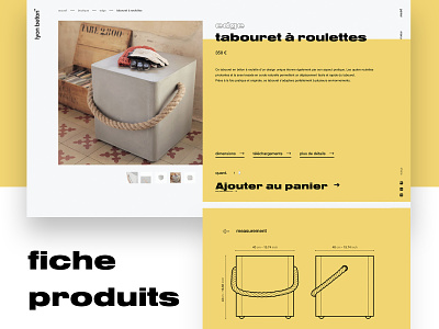 Web Fiche Produit branding daistudio.fr design flat freelancer graphicdesign logo lyon ui ux web webdesign website