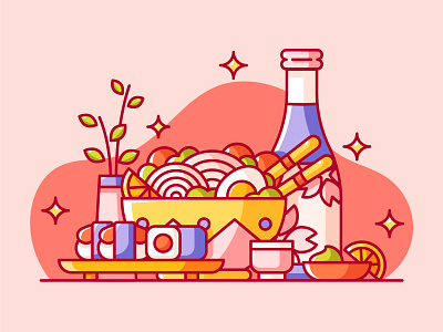 food design illustration webdesign