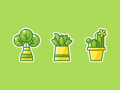 plant sticker branding design illustration poster ui webdesign