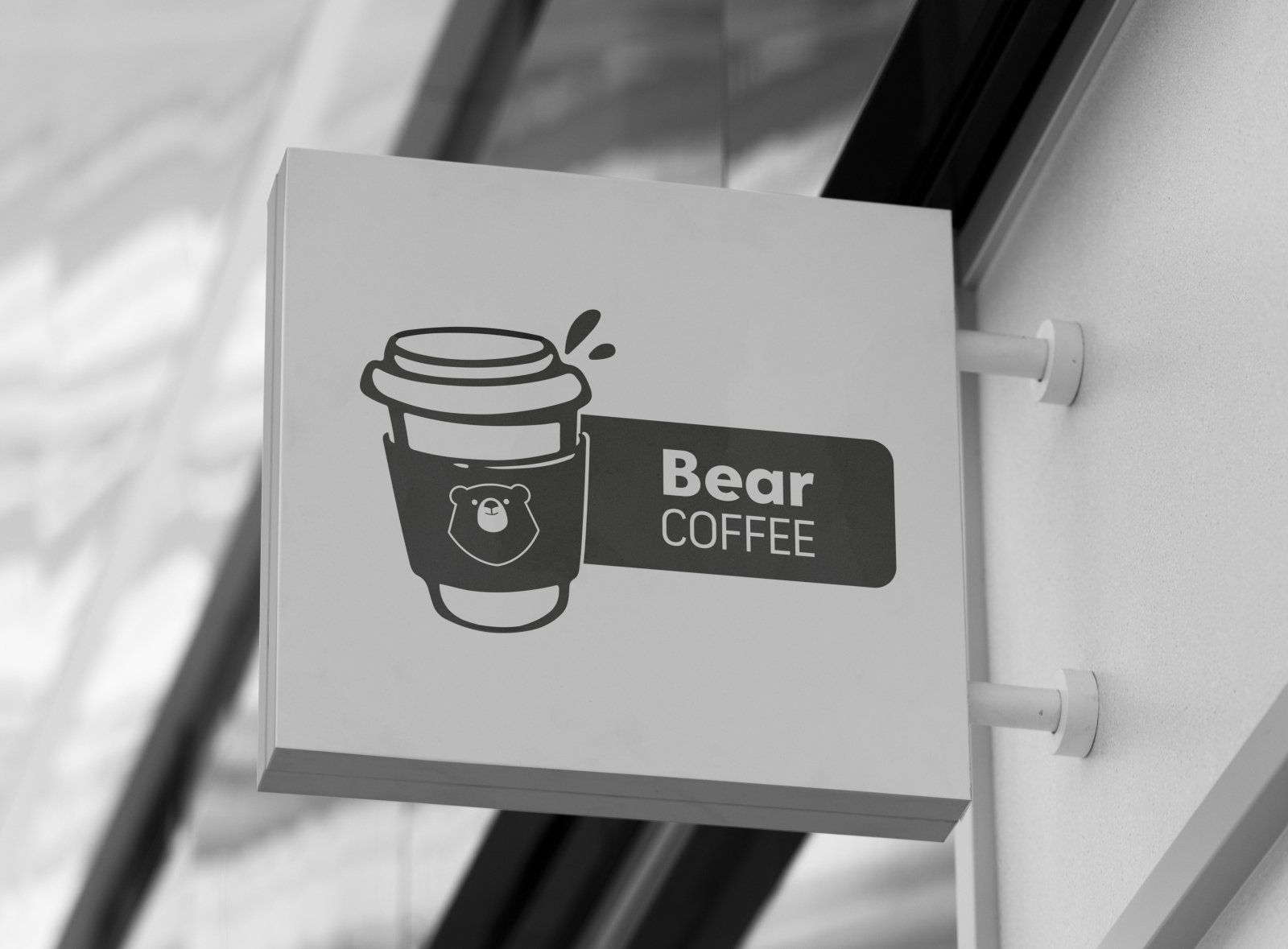 Bear coffee by Alina on Dribbble