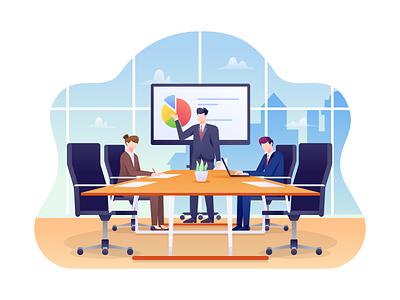 Boardroom Illustration