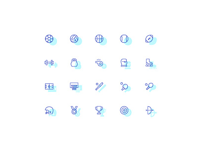 Sport Icon Set design icon icons sport symbol vector
