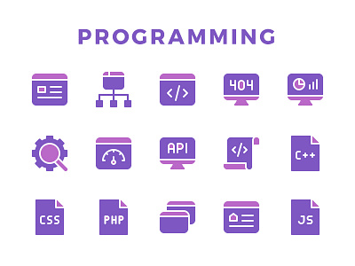 Programming Icon Set code developer icon icon set icons programming software web