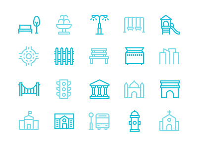 City Icon Set