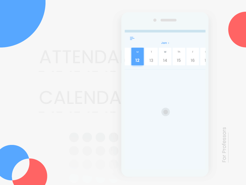 Attendance and Schedule Planner App | For Professors