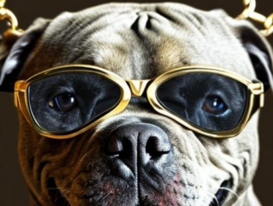 Thug Dog art design dog illustration thug
