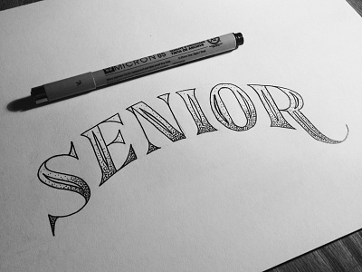 Senior college hand lettering lettering senior typography