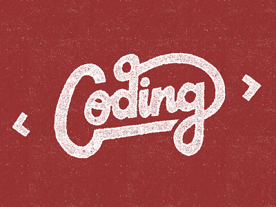 Coding coding hand lettering lettering type typography website