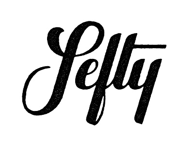 Lefty type hand lettering illustrator left handed lefty lettering texture type typography vector