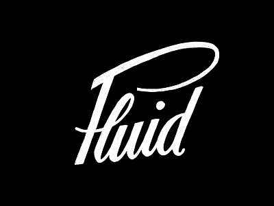 Fluid hand lettering lettering typography