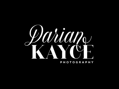 Darian Kayce Logo custom type hand lettering lettering logo logotype typography