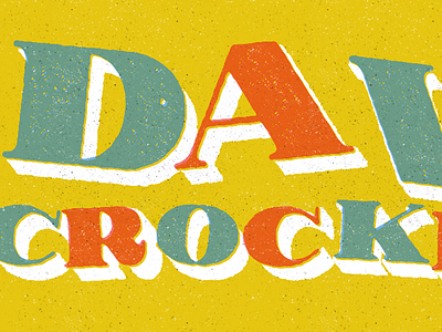 Davy Crockett typeface