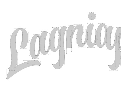 Lagniappe process branding hand lagniappe lettering logo louisiana restaurant type typography
