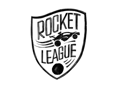 Y'all play rocket league? car design drawing lettering logo rocket league sketch soccer