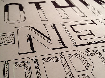 Detail Ecclesiastes 1:9 Hand Lettering