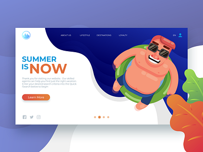 Daily UI #003 Landing Page