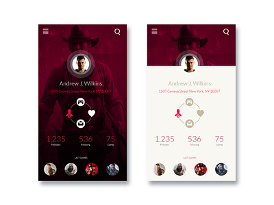 Daily UI | User profile #006