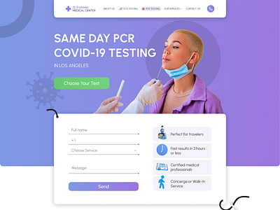 Medical center website design