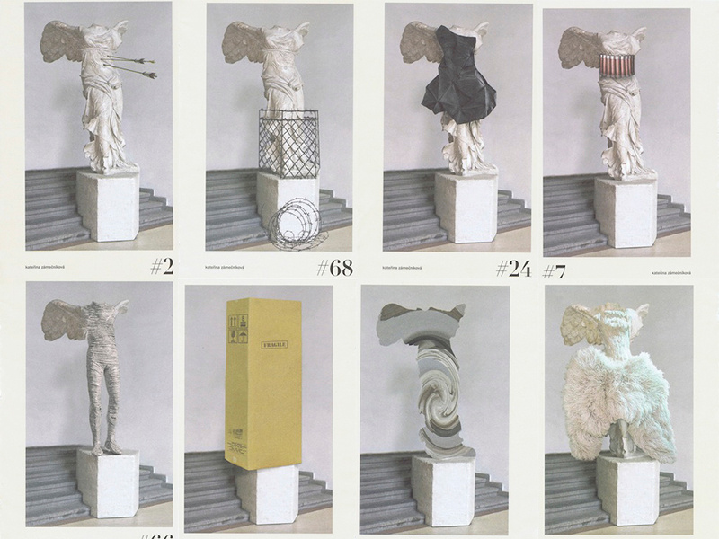 Nike of Samothrace evolvement evolve transformation happen could what piece original types many how deformation photoshop project samothrace nike university school art