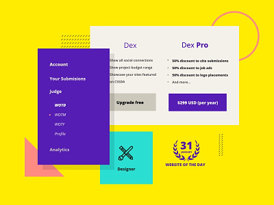CSSDA Revamp Collaboration awards collaboration colorful cssda design flat submission ui user account ux