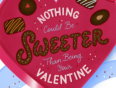 Nothing Could Be Sweeter design hand lettering illustration procreate